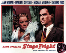 Poster & Marlene Dietrich in Stage Fright a.k.a. Le grand alibi (Alfred Hitchcock) Poster and Photo