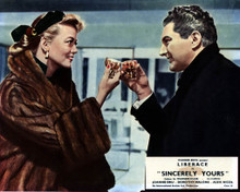 Liberace & Dorothy Malone in Sincerely Yours Poster and Photo