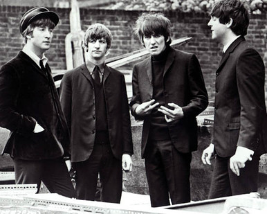 The Beatles & John Lennon in A Hard Day's Night Poster and Photo
