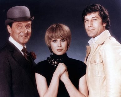 Patrick MacNee & Joanna Lumley in The New Avengers Poster and Photo