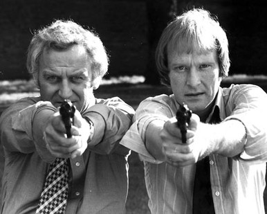 John Thaw & Dennis Waterman in The Sweeney Poster and Photo
