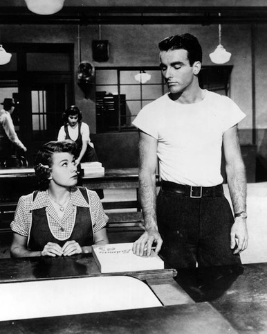 Montgomery Clift & Shelley Winters in A Place in the Sun Poster and Photo