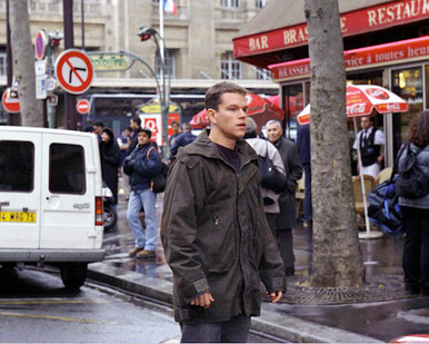 Matt Damon in The Bourne Identity Poster and Photo