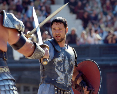 Russell Crowe in Gladiator (2000) Poster and Photo