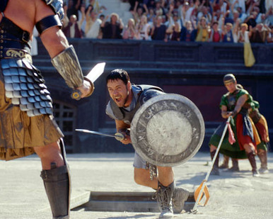 Russell Crowe in Gladiator (2000) Poster and Photo