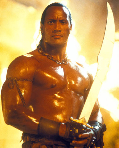 Dwayne Johnson in The Scorpion King Poster and Photo