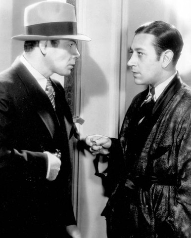 Paul Muni & George Raft in Scarface (1932) Poster and Photo