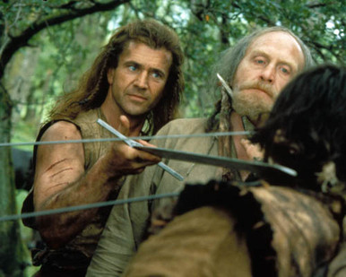 Mel Gibson & James Cosmo in Braveheart Poster and Photo