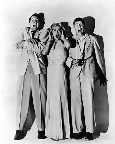 Dean Martin & Lizabeth Scott in Scared Stiff Poster and Photo