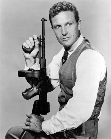 Robert Stack in The Untouchables (1959) Poster and Photo
