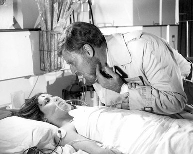 Charlton Heston & Stephanie Zimbalist in The Awakening (1980) Poster and Photo