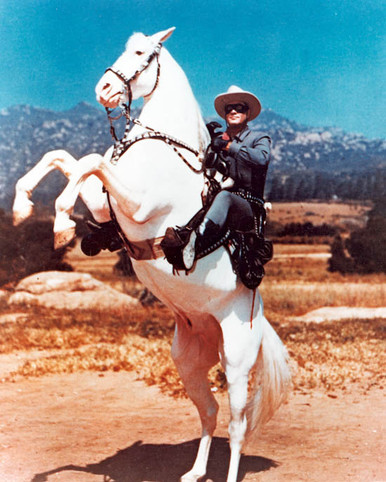 Clayton Moore in The Lone Ranger (1949) Poster and Photo