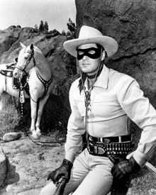 Clayton Moore in The Lone Ranger (1949) Poster and Photo