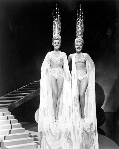 Betty Grable & June Haver in The Dolly Sisters Poster and Photo