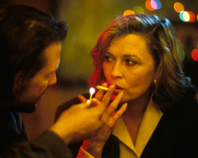 Mickey Rourke & Faye Dunaway in Barfly Poster and Photo