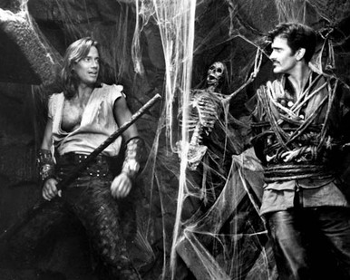 Kevin Sorbo & Bruce Campbell in Hercules: The Legendary Journeys Poster and Photo
