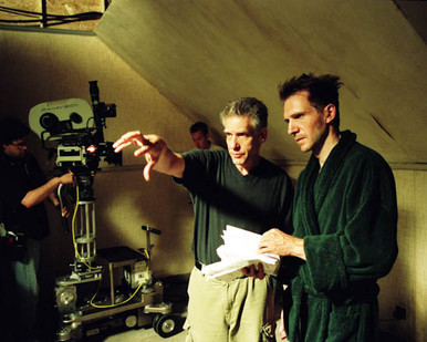 Ralph Fiennes & David Cronenberg in Spider Poster and Photo