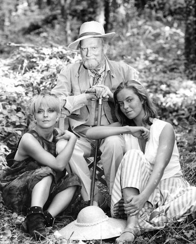 Greta Scacchi & Laurence Olivier in The Ebony Tower Poster and Photo