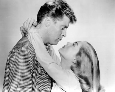 Lizabeth Scott & Burt Lancaster in Desert Fury Poster and Photo