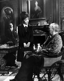 Ralph Richardson & Gina Lollobrigida in Woman of Straw Poster and Photo