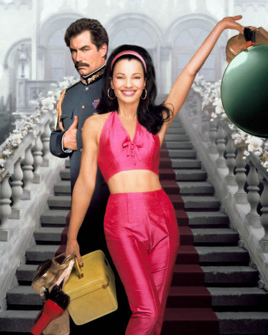 Fran Drescher & Timothy Dalton in The Beautician and the Beast Poster and Photo
