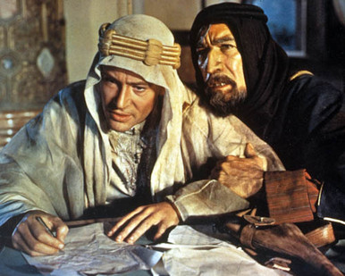 Peter O'Toole & Anthony Quinn in Lawrence of Arabia Poster and Photo