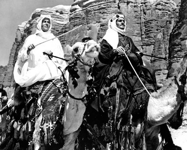 Peter O'Toole & Omar Sharif in Lawrence of Arabia Poster and Photo