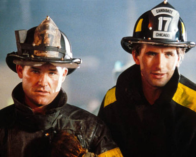 Kurt Russell & William Baldwin in Backdraft Poster and Photo