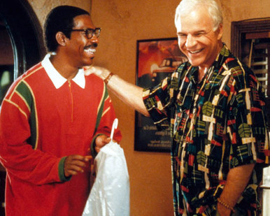 Eddie Murphy & Steve Martin in Bowfinger Poster and Photo