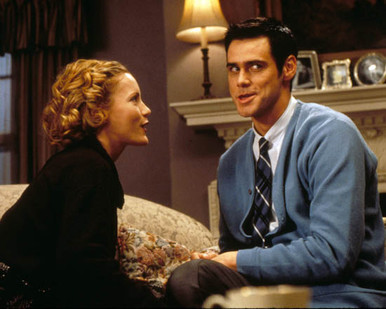 Jim Carrey & Leslie Mann in The Cable Guy Poster and Photo
