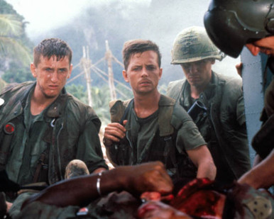 Sean Penn & Michael J. Fox in Casualties of War Poster and Photo