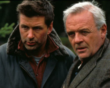 Alec Baldwin & Anthony Hopkins in The Edge a.k.a. Bookworm Poster and Photo