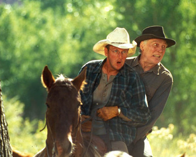 Jack Palance & Daniel Stern in City Slickers II:The Legend of Curly's Gold Poster and Photo