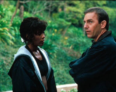 Kevin Costner & Whitney Houston in The Bodyguard Poster and Photo