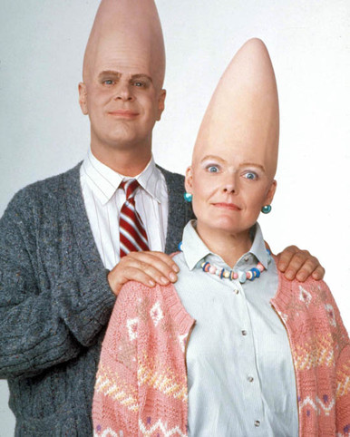 Dan Aykroyd & Jane Curtin in Coneheads Poster and Photo