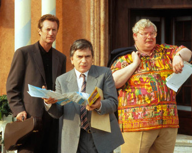 Dudley Moore & Richard Griffiths in Blame it on the Bellboy Poster and Photo