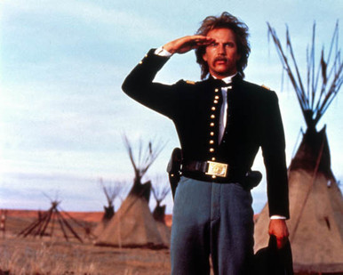 Kevin Costner in Dances With Wolves Poster and Photo