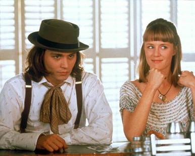 Johnny Depp & Mary Stuart Masterson in Benny & Joon Poster and Photo