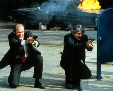 Charles Bronson & Ed Lauter in Death Wish 3 Poster and Photo
