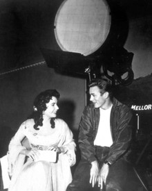 James Dean & Elizabeth Taylor in Giant Poster and Photo