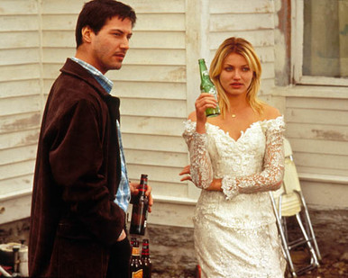 Keanu Reeves & Cameron Diaz in Feeling Minnesota Poster and Photo