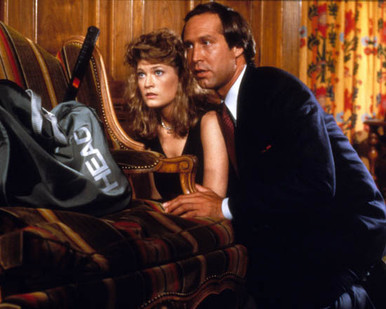 Chevy Chase & Dana Wheeler-Nicholson in Fletch Poster and Photo