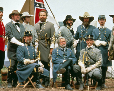 Cast of Gettysburg Poster and Photo