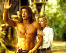 Brendan Fraser & Leslie Mann in George of the Jungle Poster and Photo