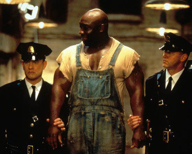 Michael Clarke Duncan & Tom Hanks in The Green Mile Poster and Photo