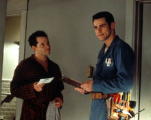 Jim Carrey & Matthew Modine in The Cable Guy Poster and Photo