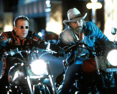 Don Johnson & Mickey Rourke in Harley Davidson and the Marlboro Man Poster and Photo