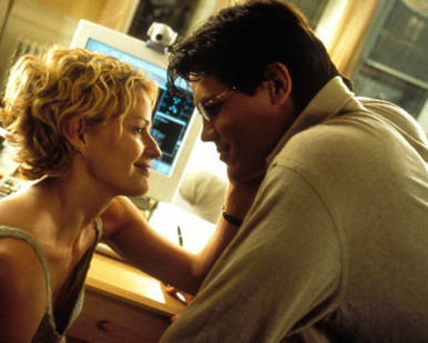 Elisabeth Shue & Josh Brolin in The Hollow Man Poster and Photo