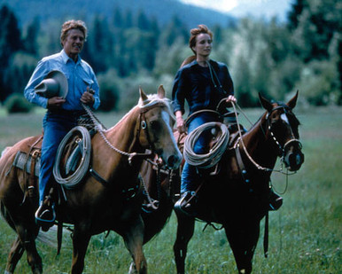 Robert Redford & Kristin Scott Thomas in The Horse Whisperer Poster and Photo
