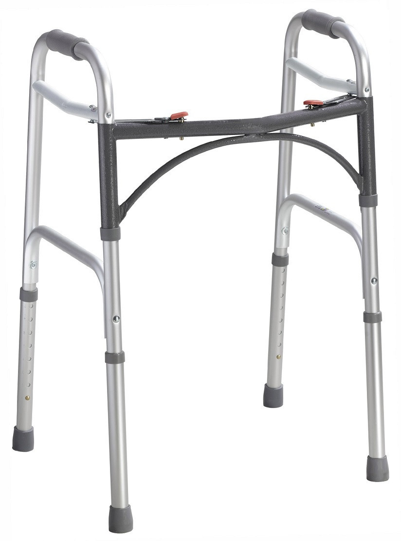Drive 10200 Deluxe Folding Walker 2 Button